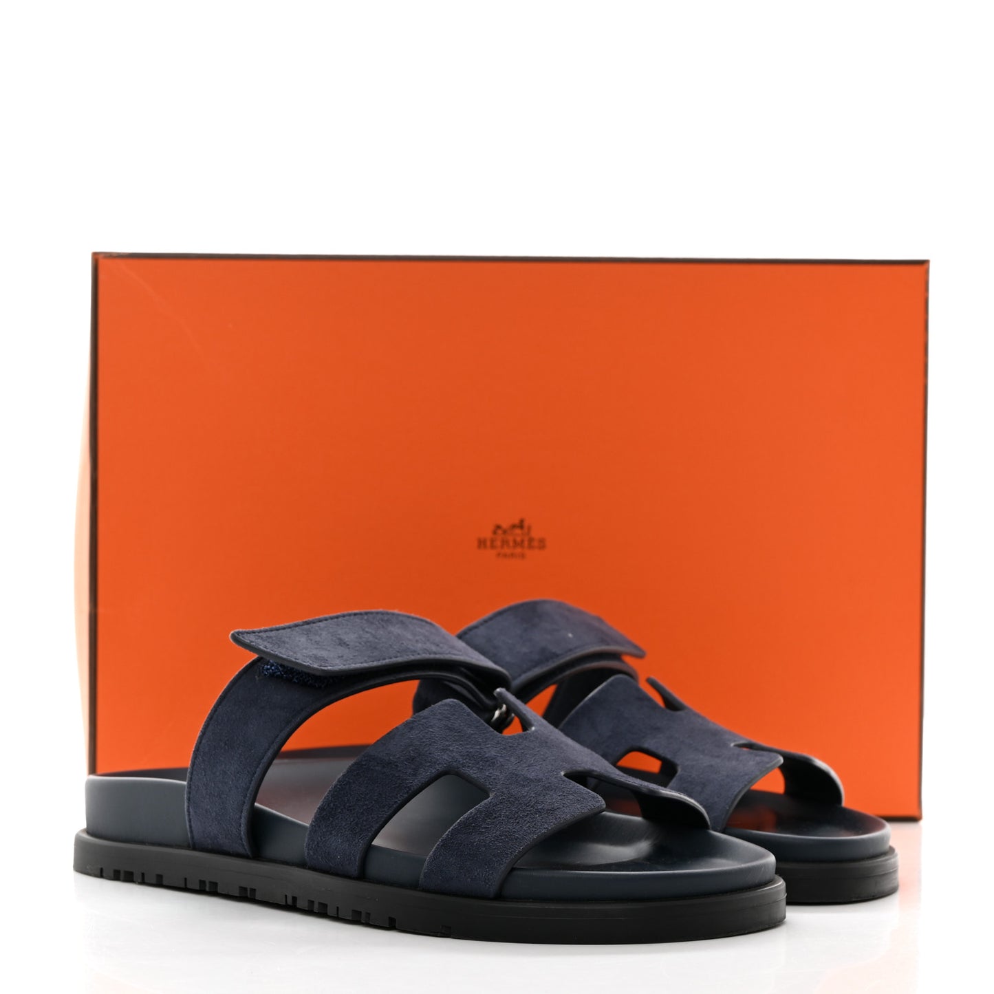 Suede Goatskin Womens Chypre Sandals 36.5 Bleu Celeste