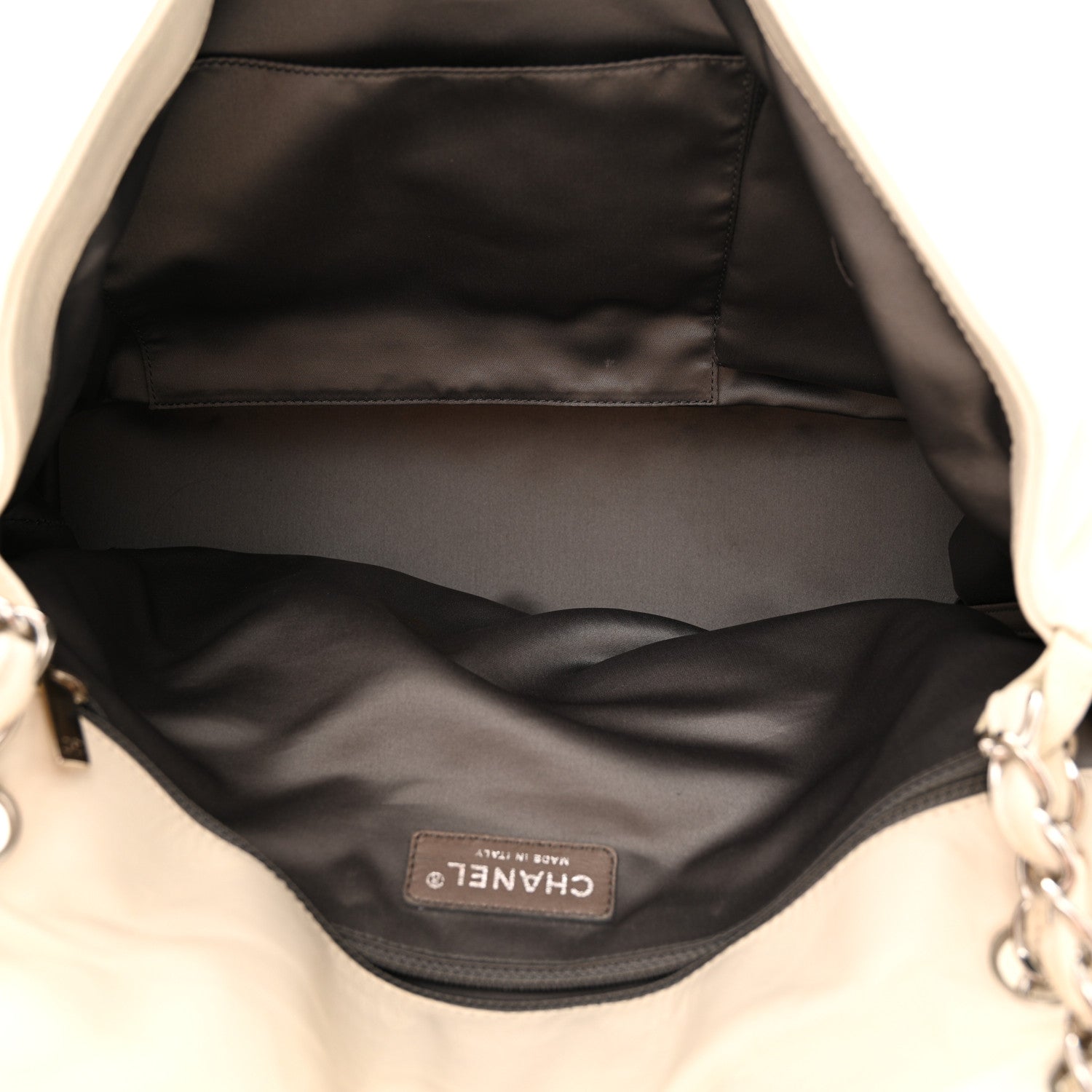 Chanel Calfskin Large Expandable Paris London Flap Bag White 5 of 14