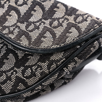 Christian Dior Monogram Saddle Bag Black 10 of 18