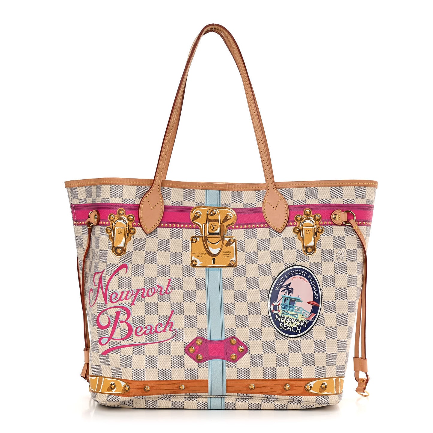 Damier Azur Summer Trunks Newport Beach Neo Neverfull MM