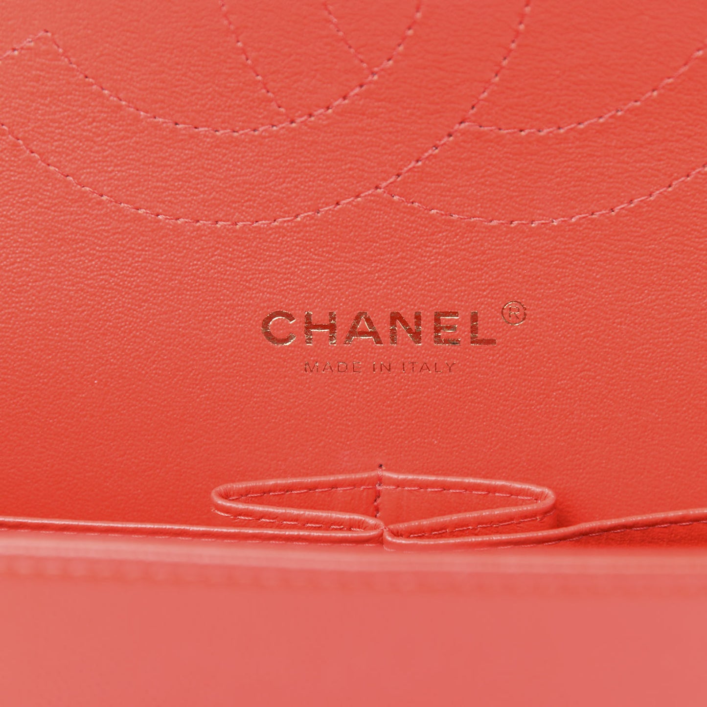 Caviar Quilted Jumbo Double Flap Red