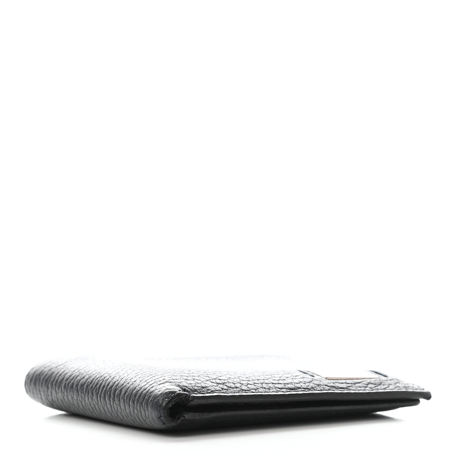 Gucci Pebbled Calfskin Bi-Fold Wallet Black 4 of 7