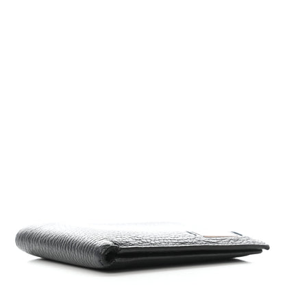 Gucci Pebbled Calfskin Bi-Fold Wallet Black 4 of 7