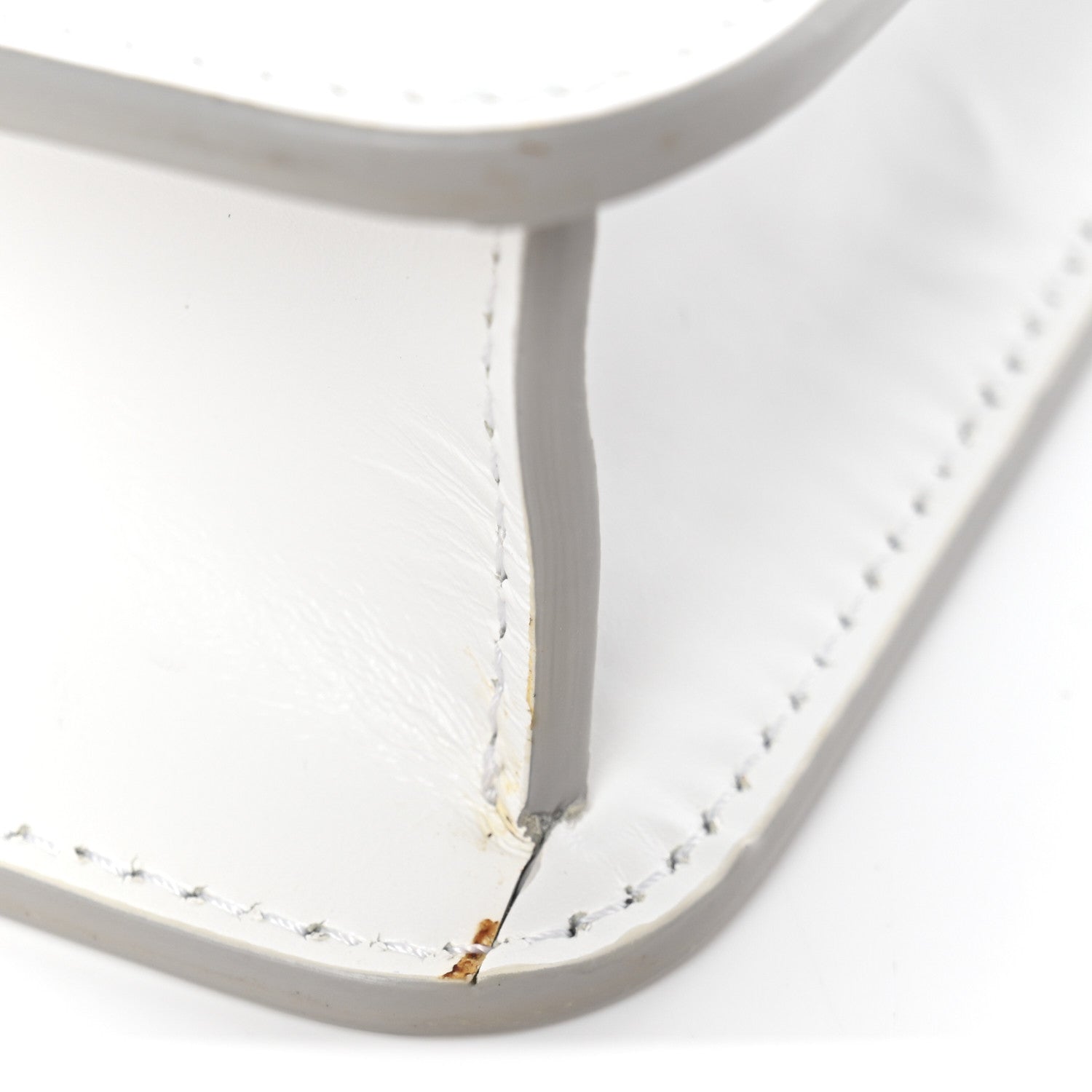Burberry Calfskin Mini TB Bag White 10 of 13