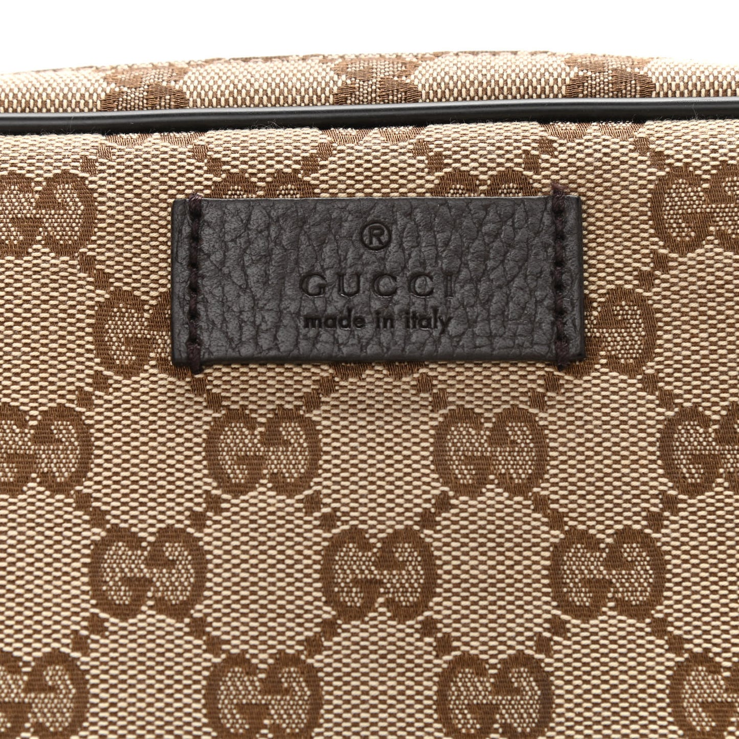 Monogram Belt Bag Dark Brown