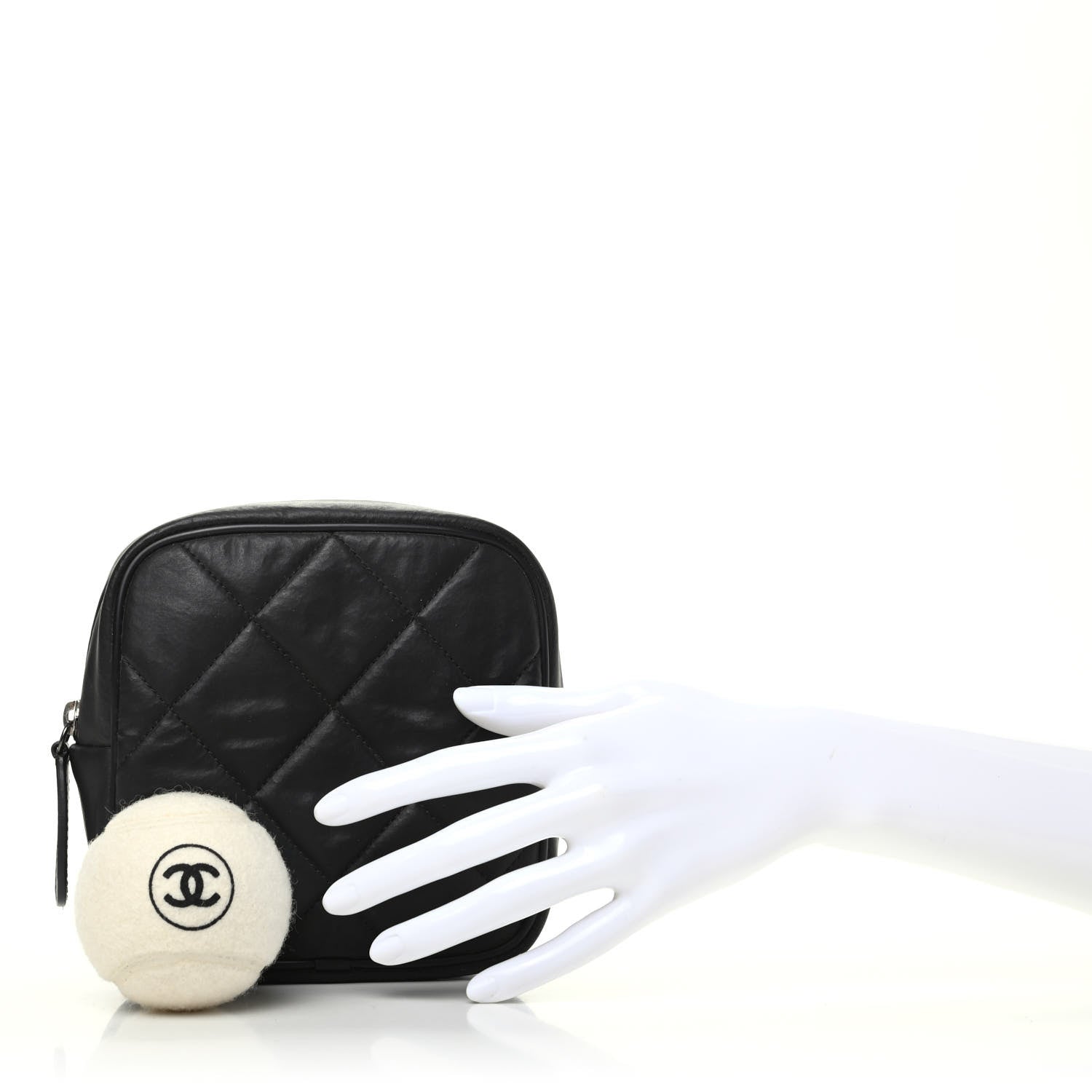 Chanel Tennis Balls Set of 4 and Pouch 2 of 9