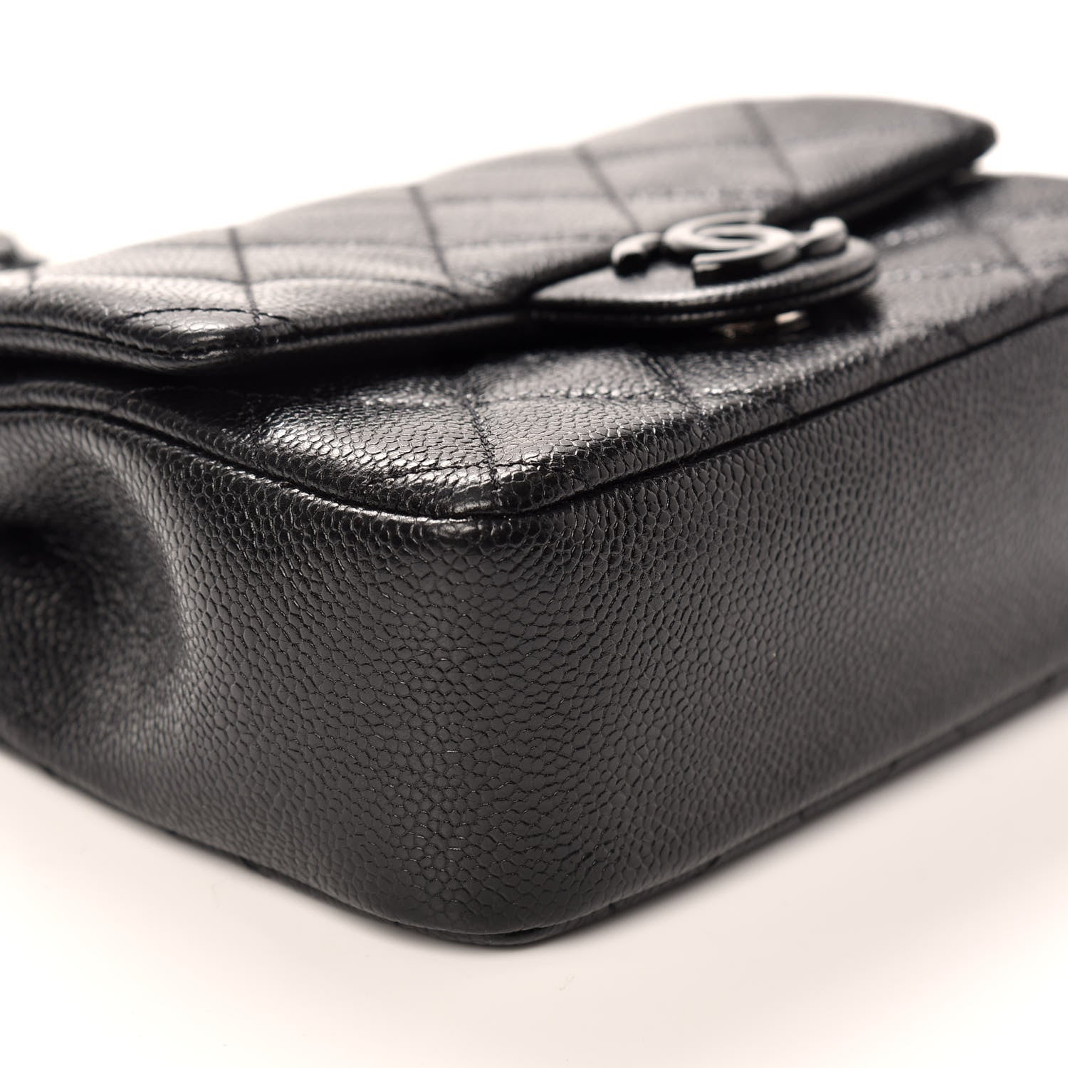 Chanel Caviar Quilted Incognito Mini Square Flap Black 6 of 10
