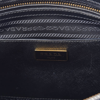 Prada Saffiano Medium Galleria Double Zip Tote Black 6 of 13