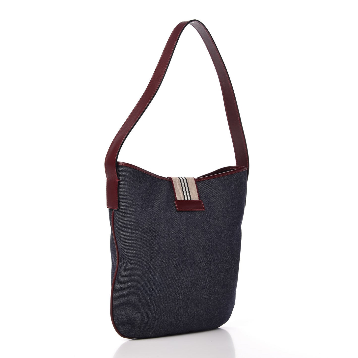 Denim Hobo Shoulder Bag Blue