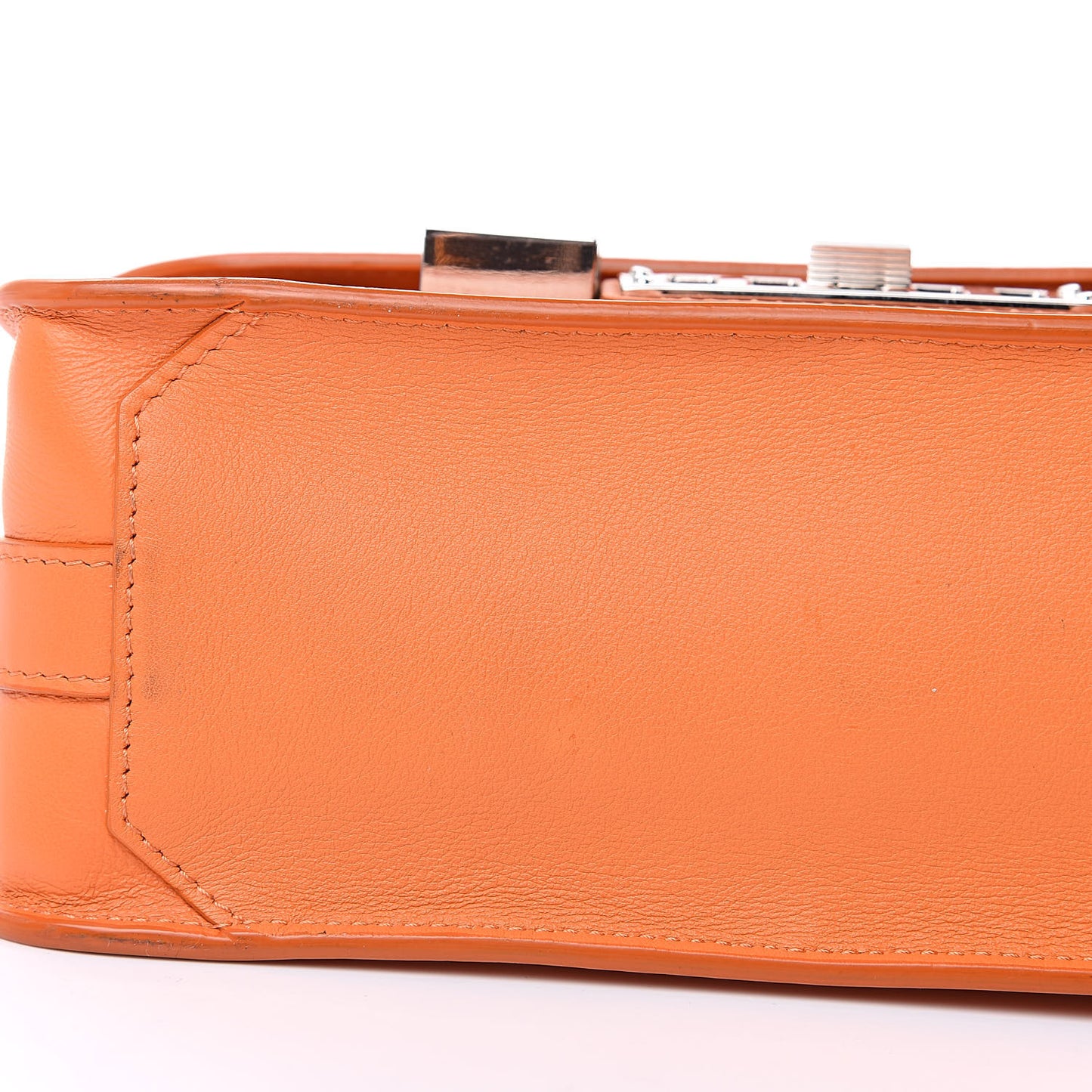Smooth Calfskin Mini PS11 Classic Shoulder Bag Orange
