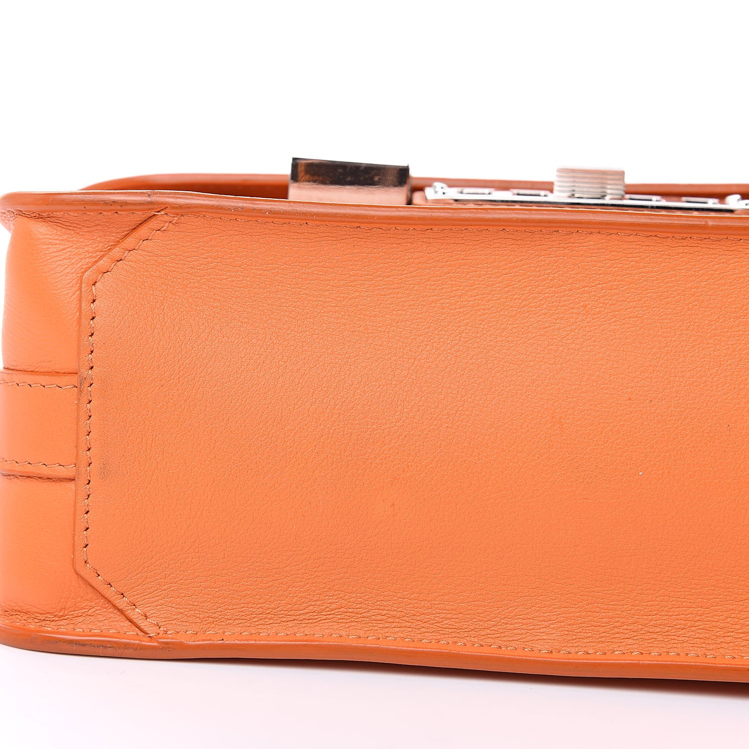 Proenza Schouler Smooth Calfskin Mini PS11 Classic Shoulder Bag Orange 9 of 12