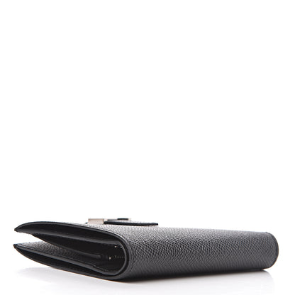 Hermes Epsom Bearn Compact Wallet Black 4 of 7
