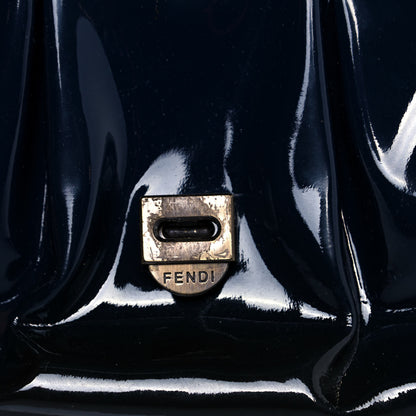 Fendi Patent B Bag Navy 14 of 15