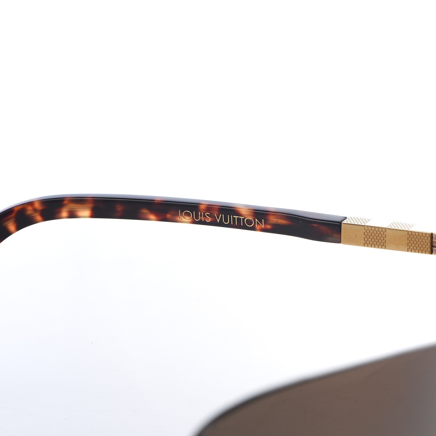 Louis Vuitton Damier Sunglasses Z0607U Gold 6 of 8