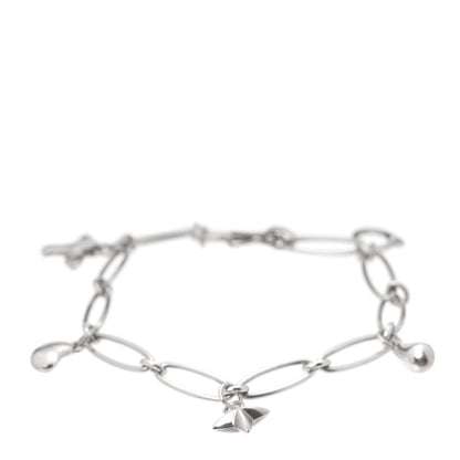 Tiffany Sterling Silver Elsa Peretti Five Charm Bracelet 1 of 5