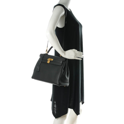 Hermes Togo Kelly Retourne 32 Black 2 of 25