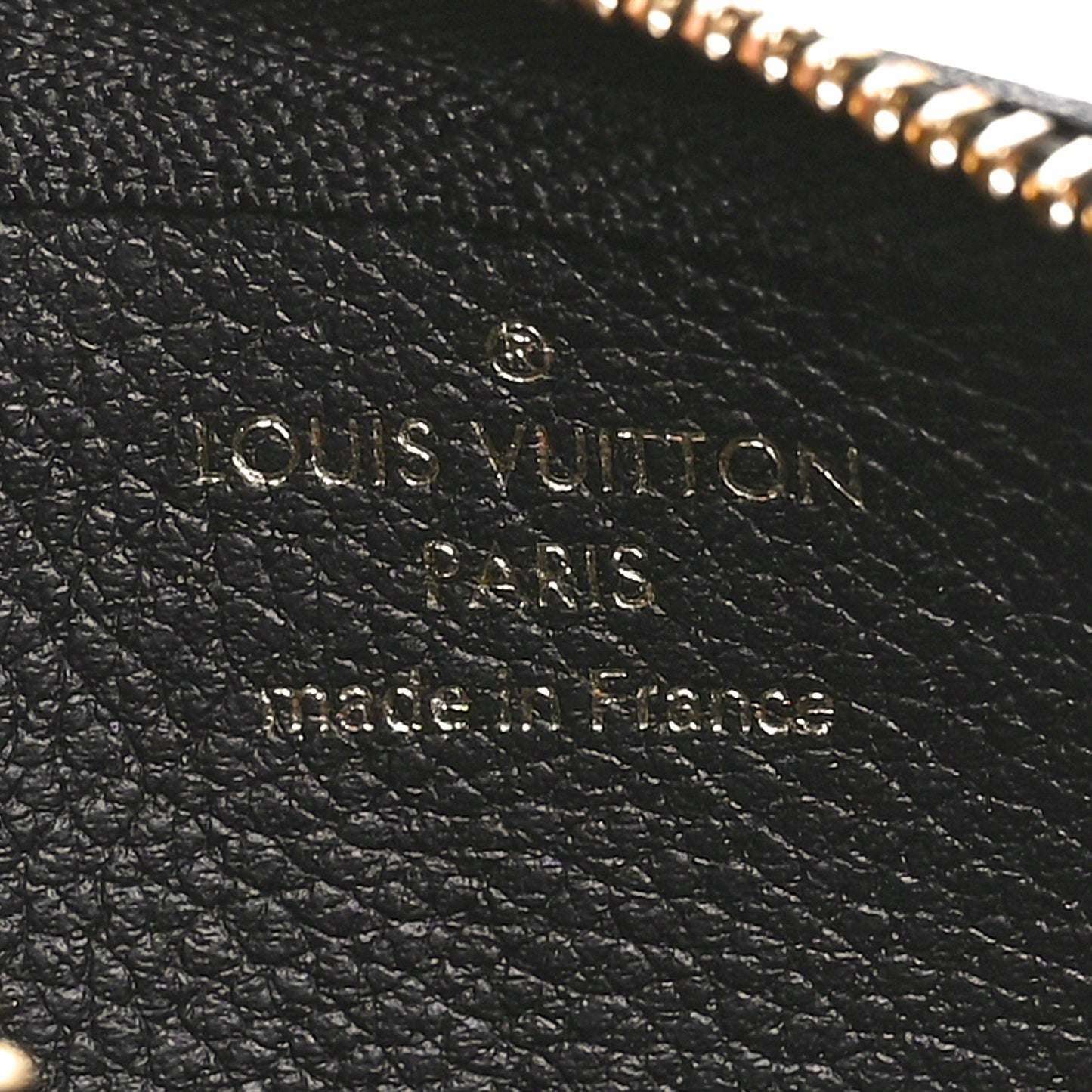 Empreinte Monogram Giant Key Pouch Black Beige