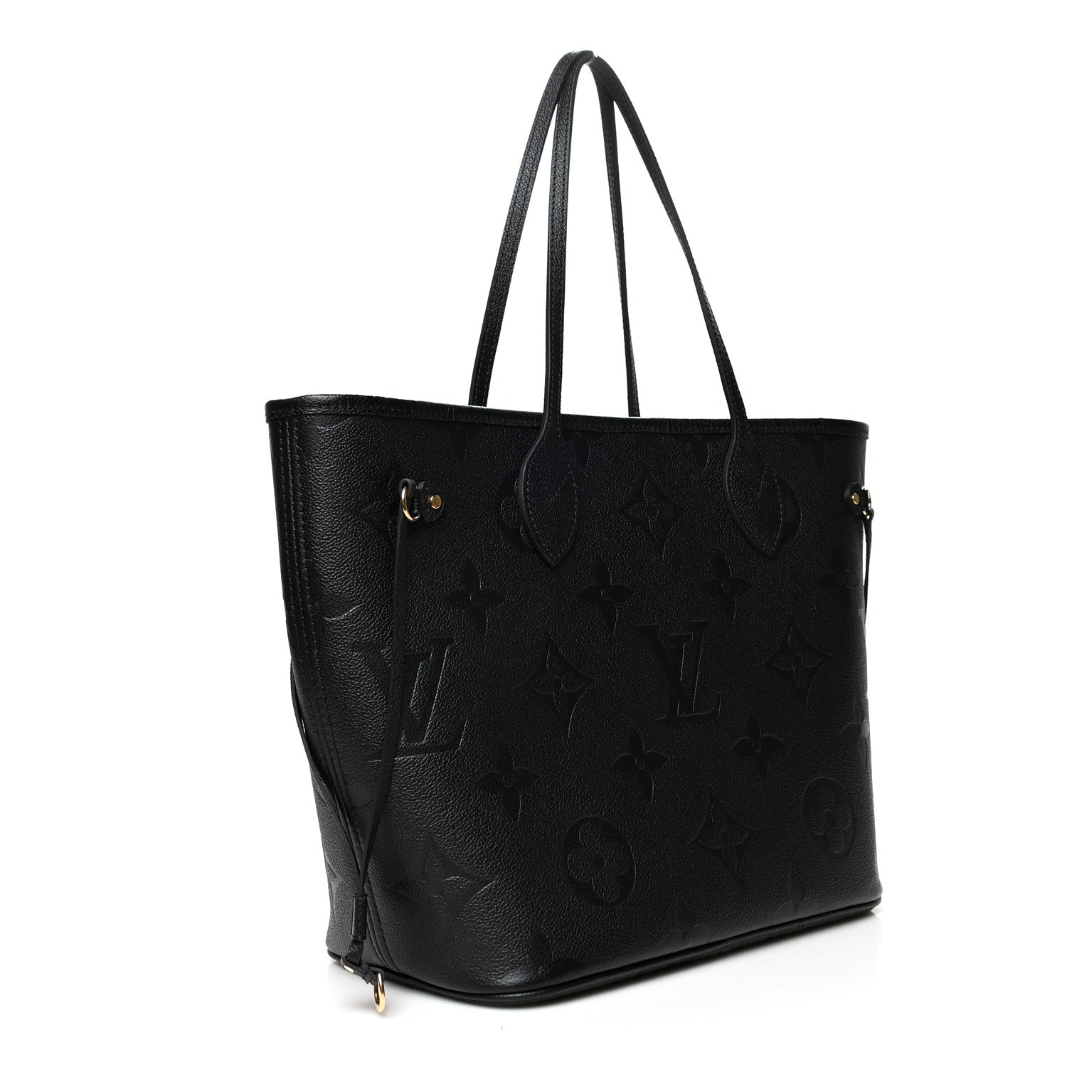 Louis Vuitton Empreinte Monogram Giant Neverfull MM Black 4 of 11