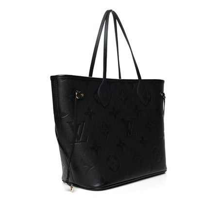 Louis Vuitton Empreinte Monogram Giant Neverfull MM Black 4 of 11