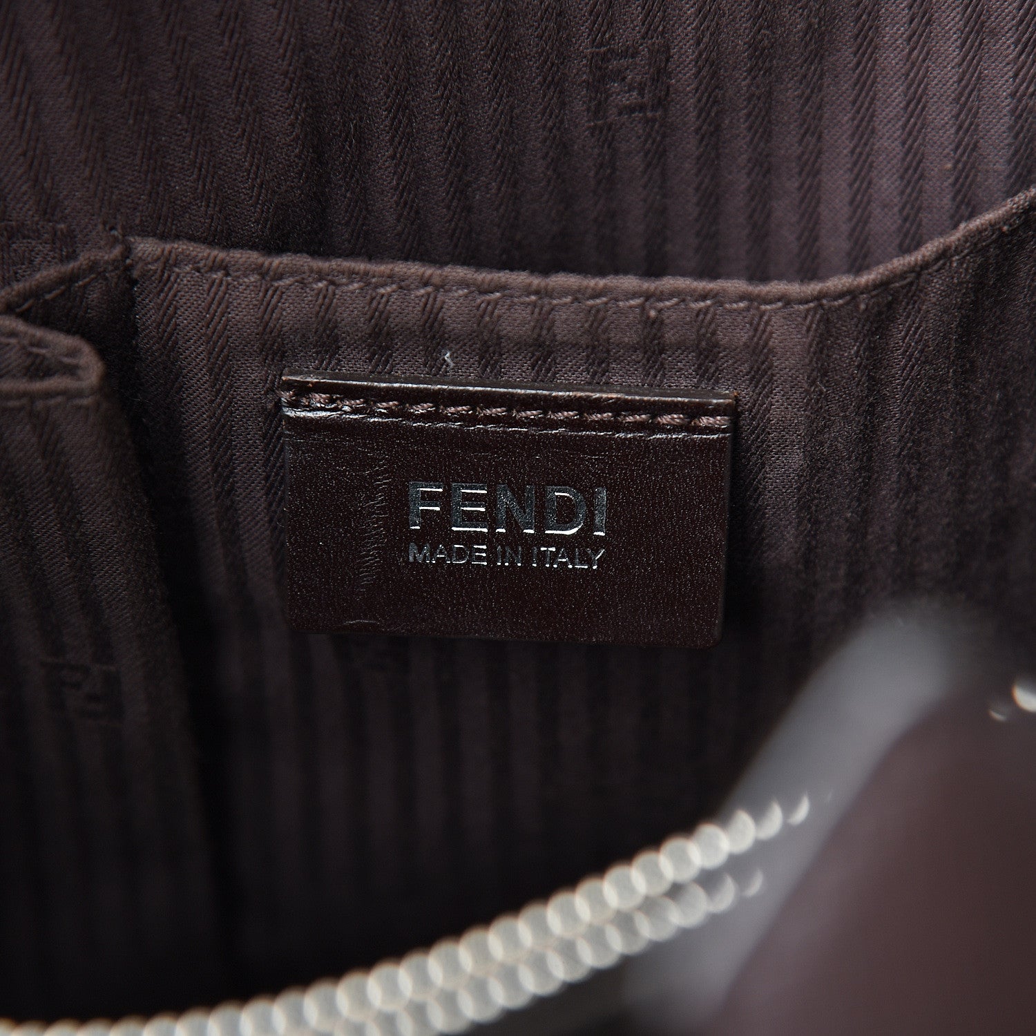 Fendi Vitello Elite Regular 2Jours Tote Caffe Noir 5 of 14