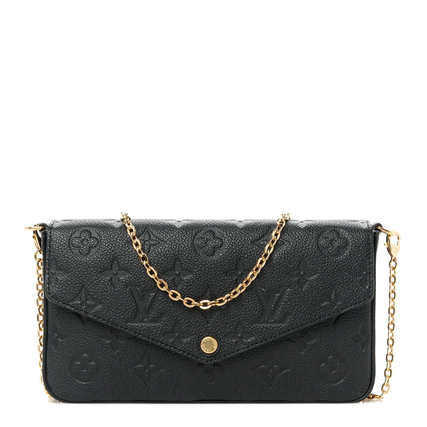 Empreinte Pochette Felicie Chain Wallet Black