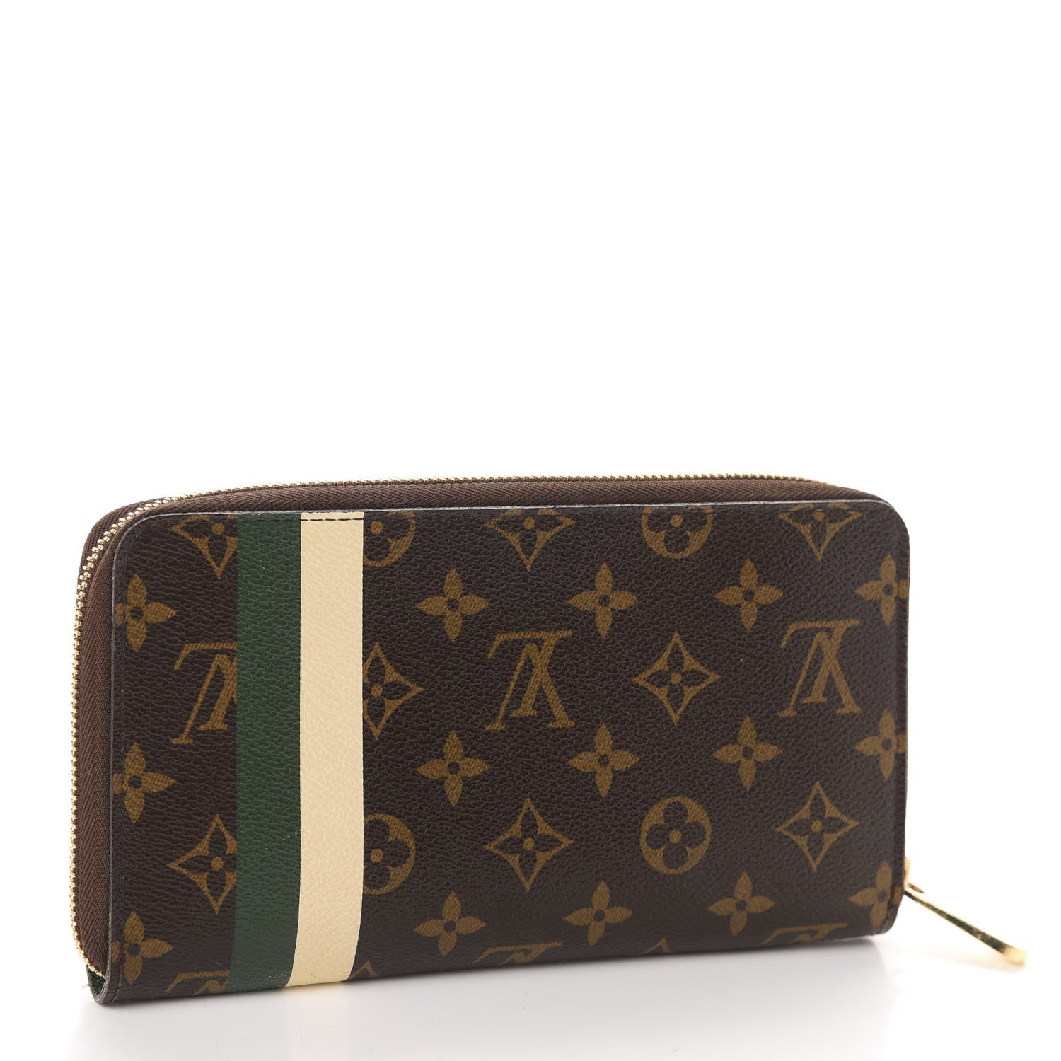 Louis Vuitton Monogram Groom Zippy Organizer Wallet Green 3 of 10