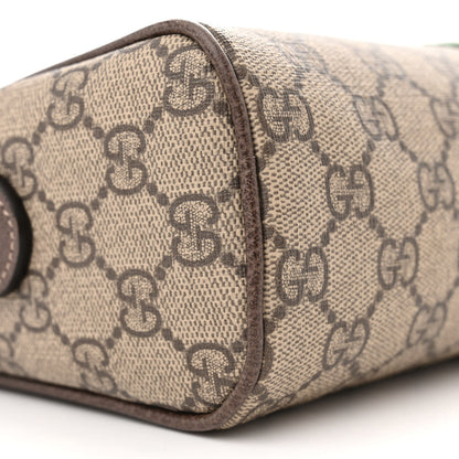 Gucci GG Supreme Monogram Web Small Ophidia Shoulder Bag Brown 9 of 13