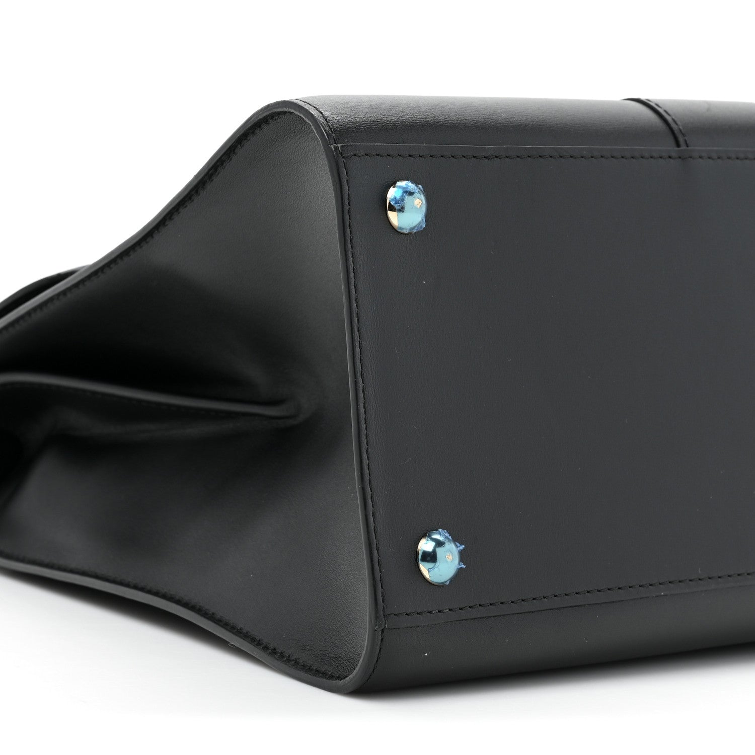 Delvaux Box Calfskin MM Brillant Satchel Black 9 of 18