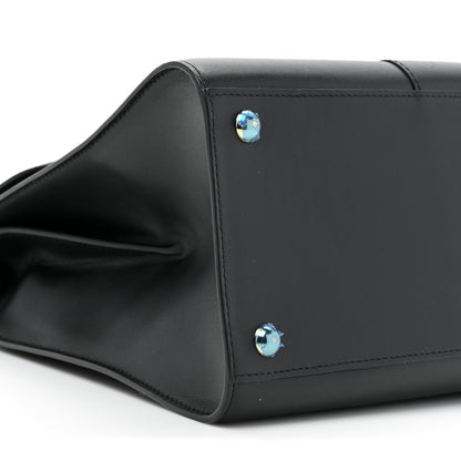 Delvaux Box Calfskin MM Brillant Satchel Black 9 of 18