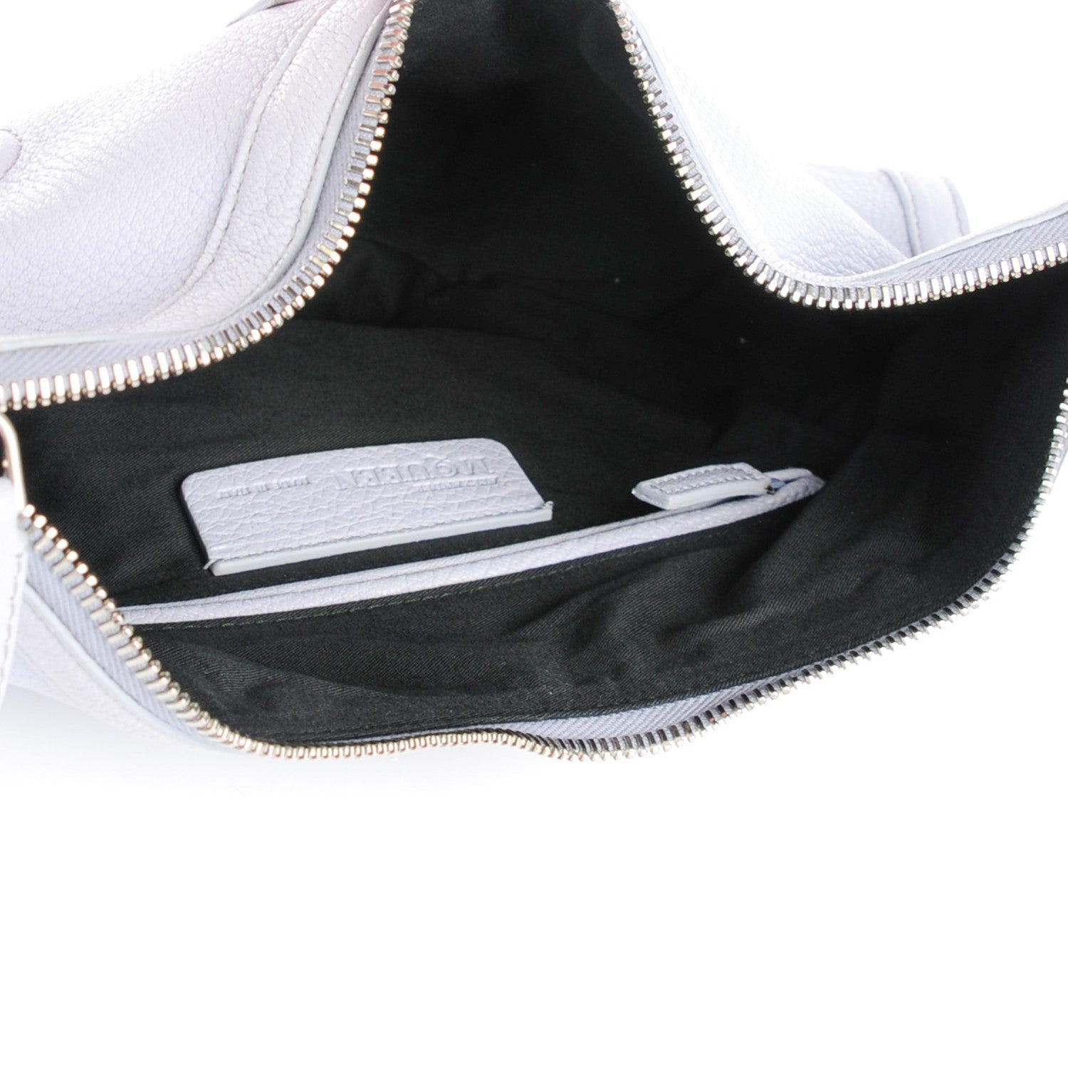 Alexander McQueen Calfskin De Manta Clutch Cloud Blue 5 of 7