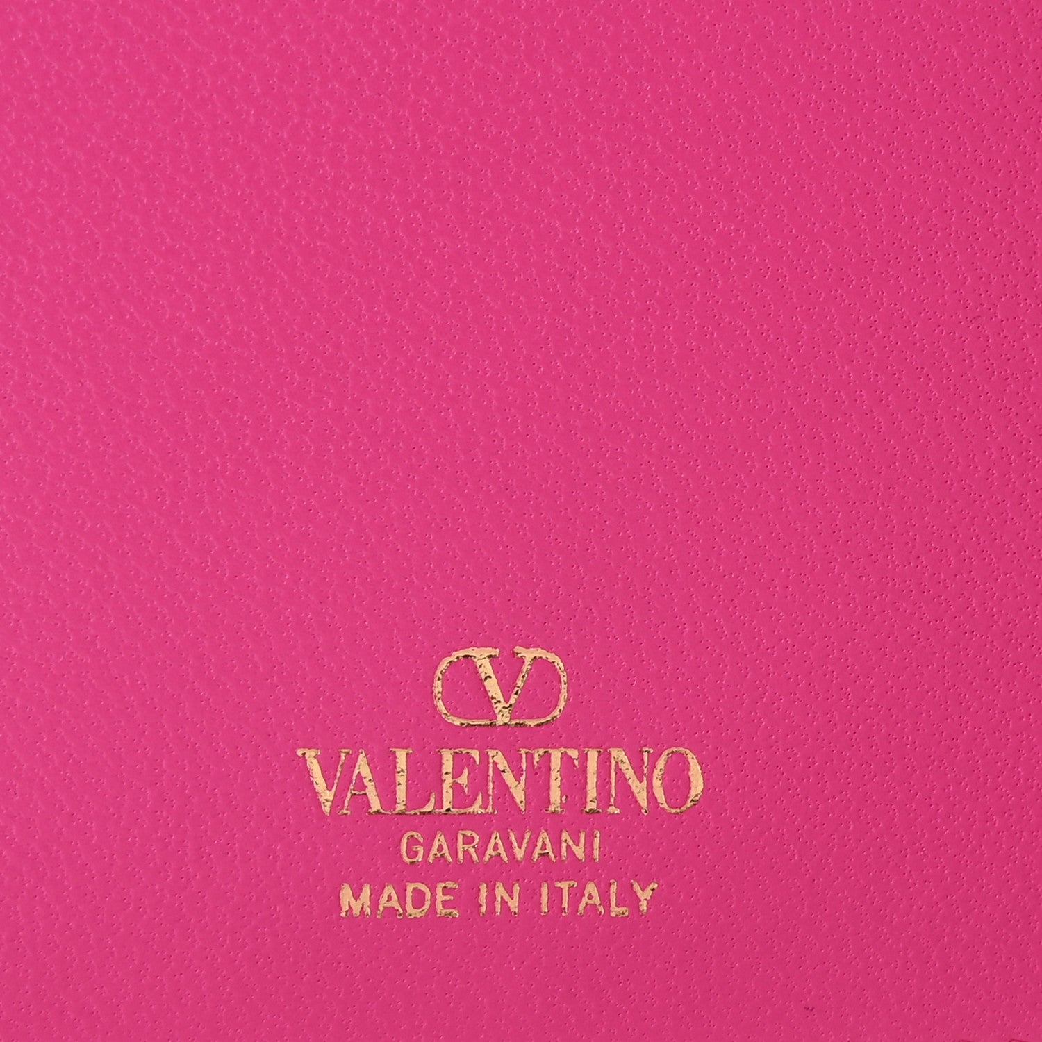 Valentino Garavani Pebbled Calfskin Rockstud Passport Cover Pink PP 6 of 6