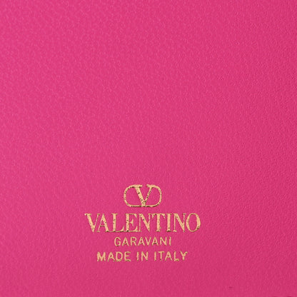 Valentino Garavani Pebbled Calfskin Rockstud Passport Cover Pink PP 6 of 6
