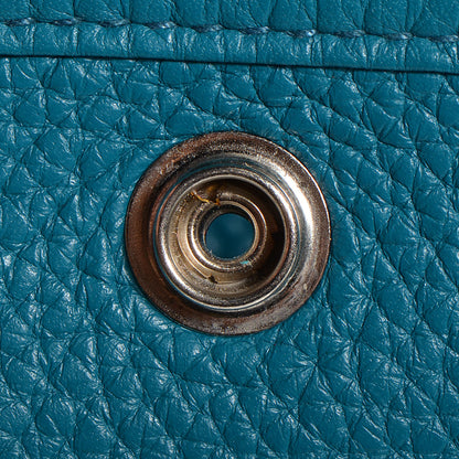 Hermes Taurillon Clemence Evelyne III PM Bleu Izmir 7 of 14