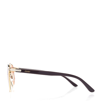 Cartier Signature C De Cartier CT0012S Sunglasses Gold 3 of 7
