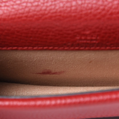 Gucci Calfskin Super Mini Dionysus Shoulder Bag Hibiscus Red 9 of 10