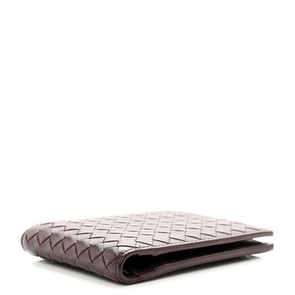 Bottega Veneta Nappa Intrecciato Bi-Fold Wallet Dark Barolo 4 of 9