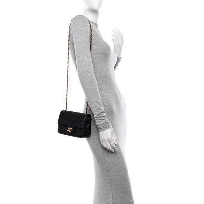 Chanel Lambskin Quilted Mini Pearl Crush Flap Black 2 of 10