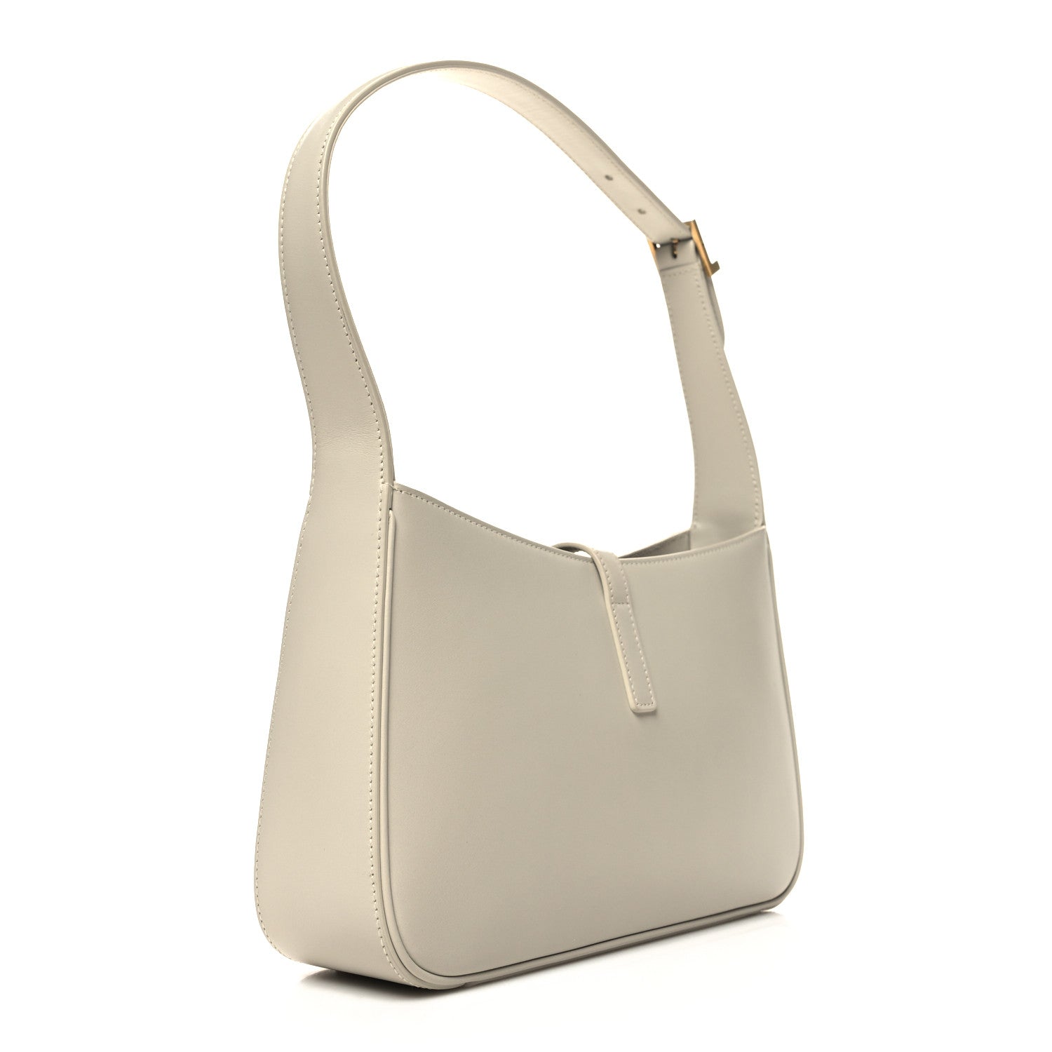 Saint Laurent Smooth Calfskin Le 5 A 7 Hobo Blanc Vintage 3 of 11