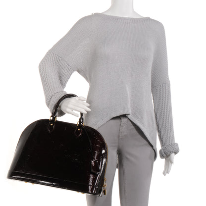 Louis Vuitton Vernis Alma GM Amarante 2 of 7