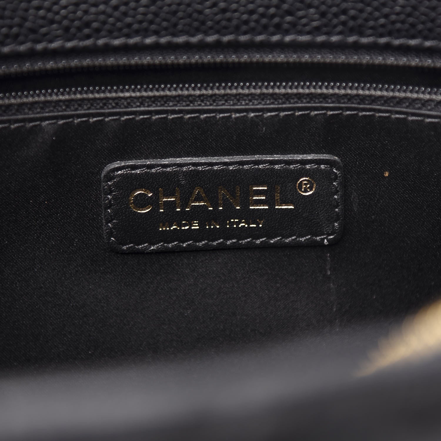 Chanel Caviar Quilted Grand Shopping Tote GST Black 6 of 10