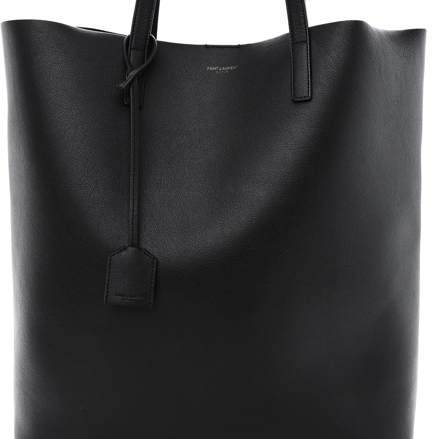 Saint Laurent Calfskin Medium Shopping Tote Black 9 of 15
