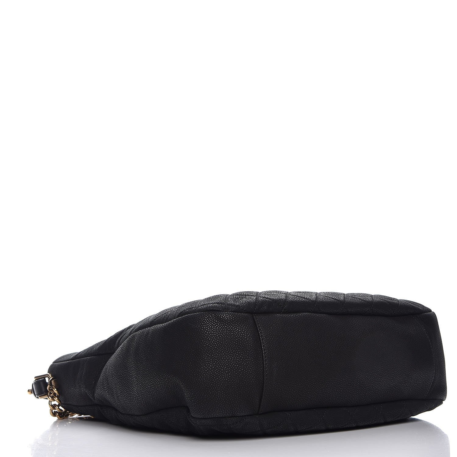 Chanel Iridescent Caviar Quilted Country Chic Hobo Black 4 of 7