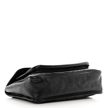 Saint Laurent Crinkled Calfskin Matelasse Monogram Large Niki Chain Satchel Black 4 of 12