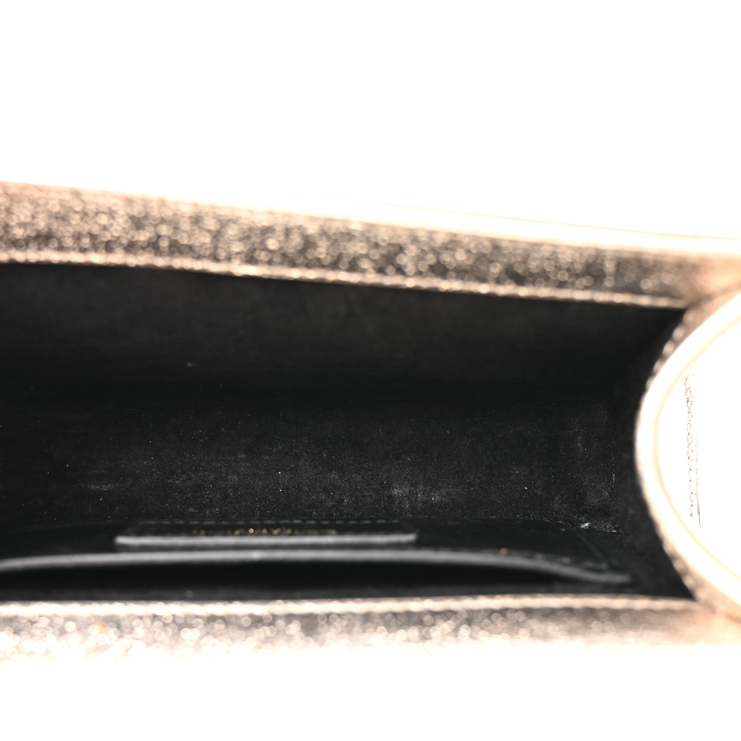 Saint Laurent Metallic Calfskin Small Classic Monogram Kate Satchel Platine 8 of 29