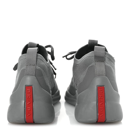 Prada Mesh Neoprene Toblach Low Top Sneakers 35 Acciaio 7 of 16