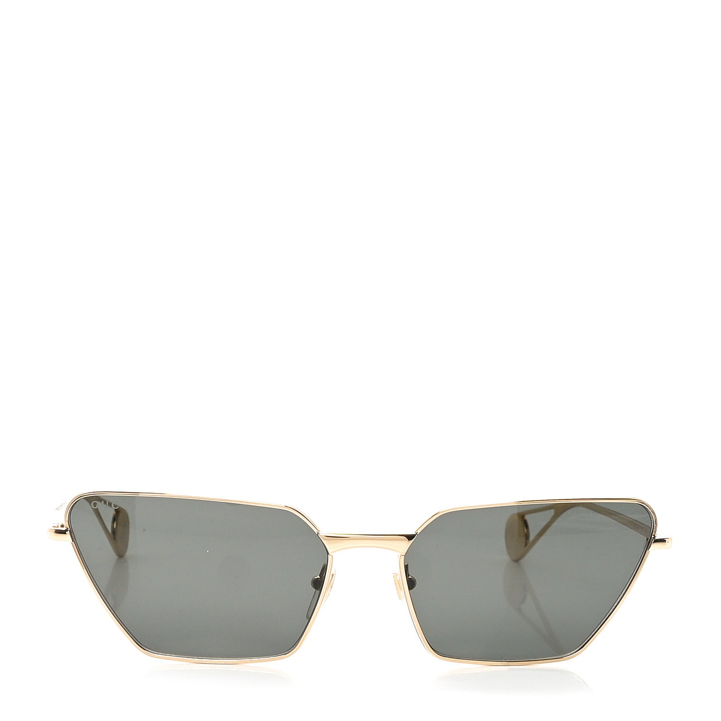 Rectangular Sunglasses GG0538S Gold Black