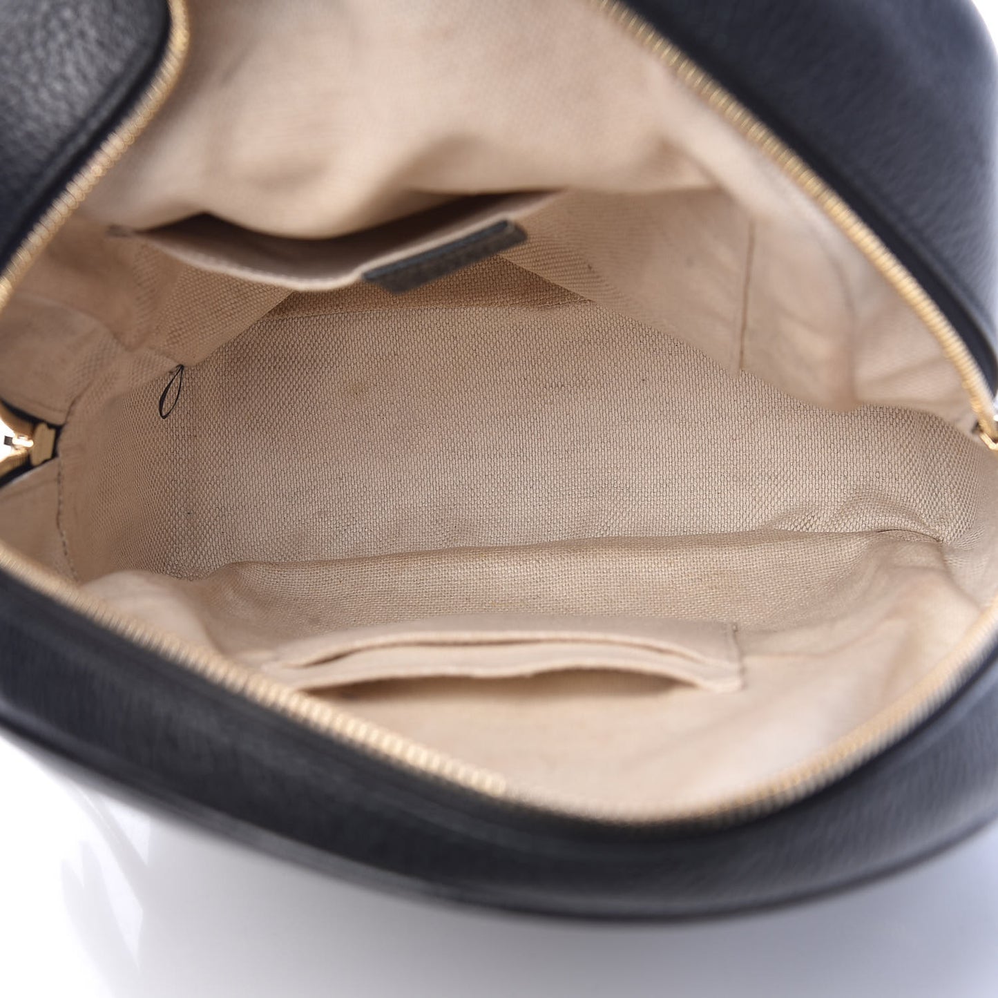 Pebbled Calfskin Soho Chain Backpack Black