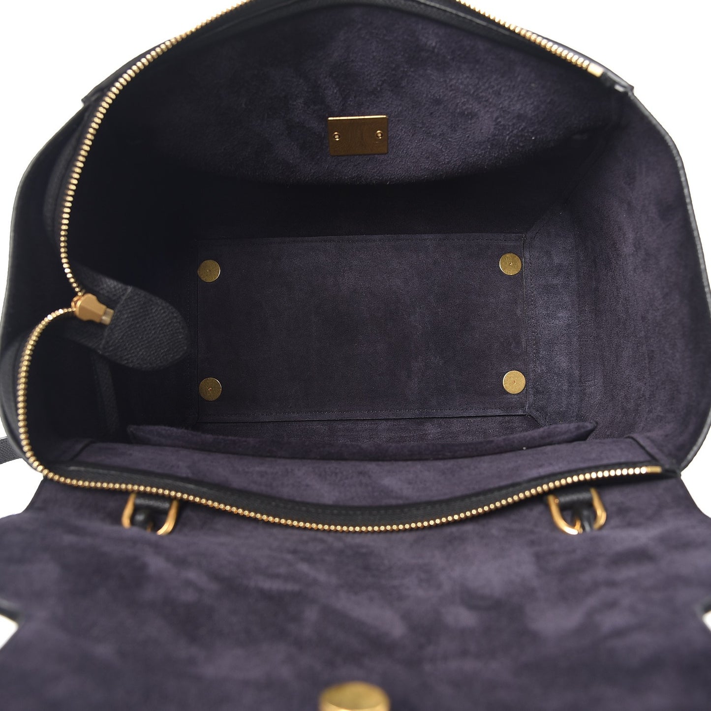 Grained Calfskin Mini Belt Bag Black