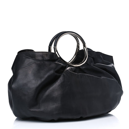 Christian Dior Smooth Calfskin Soft Babe Shopping Tote Black 3 of 5