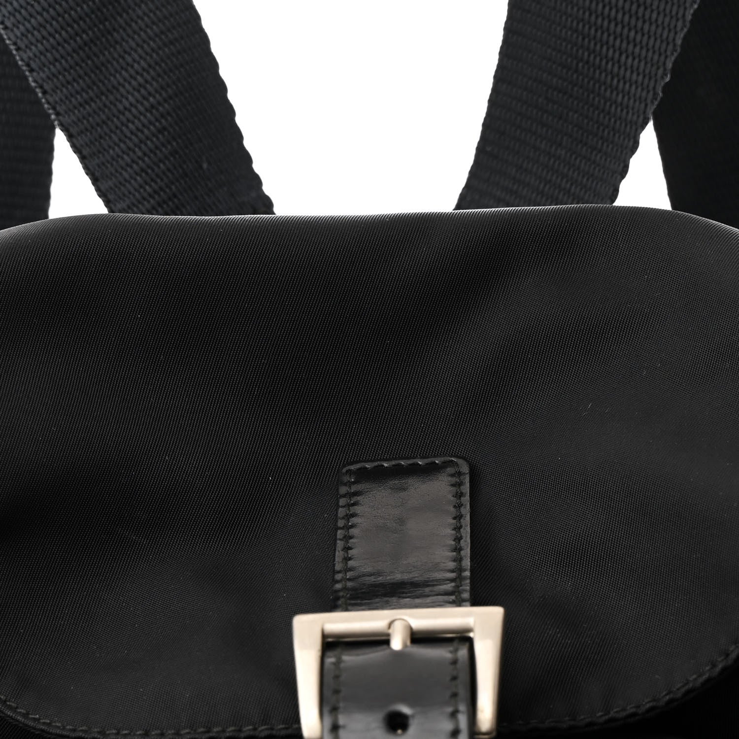 Prada Tessuto Nylon Vela Cinch Backpack Black 8 of 11